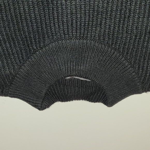 NWT Vince Camuto Clip Dots Long Sleeve Pullover Mock Neck Sweater Wm's Black XL - Picture 2 of 15